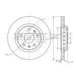 TOMEX Brakes Bremsscheibe
